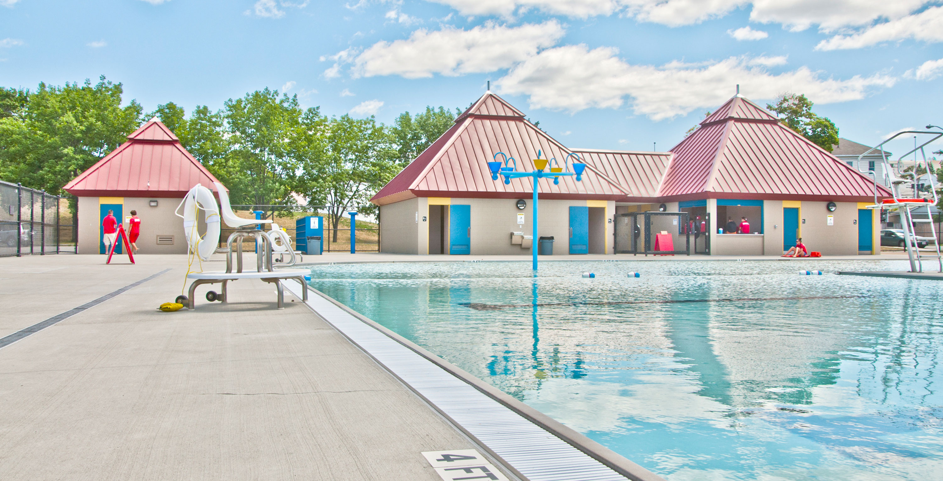 Crompton Park Pool Lamoureux Pagano Associates Architects