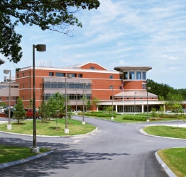 exterior view of worcester's technical high school