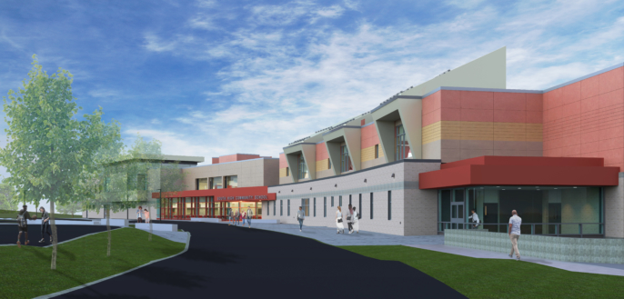 south high exterior rendering