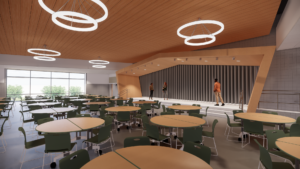 cafeteria rendering