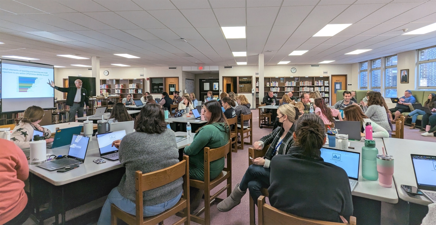 visioning session focus group with teachers for the design of clinton middle school