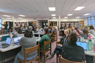 visioning session focus group with teachers for the design of clinton middle school